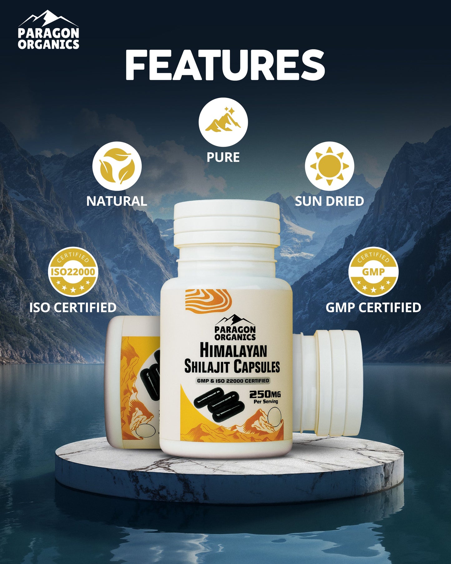 Himalayan Shilajit Capsules ( 90 Capsules )