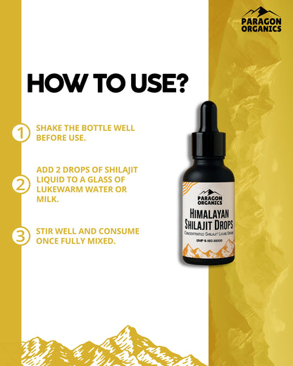 Himalayan Shilajit Liquid Drops 30 ML